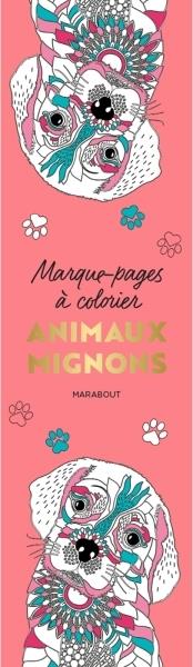 Animaux mignons. 40 marque-pages à colorier