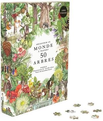 PUZZLE - DECOUVRIR LE MONDE A TRAVERS 50 ARBRES