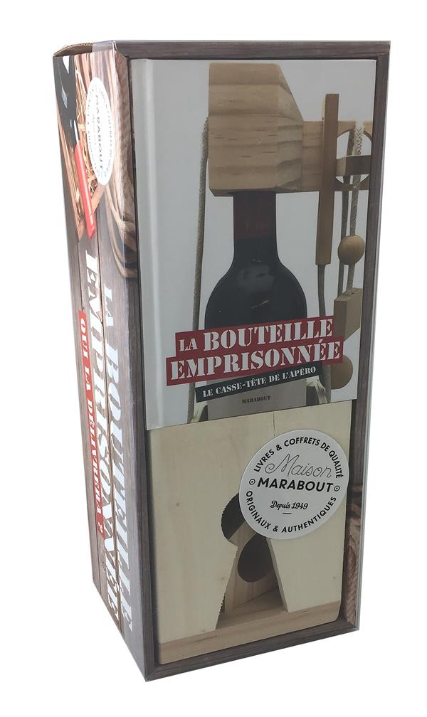 Coffret la bouteille emprisonnée. Le casse-tête de l'apéro