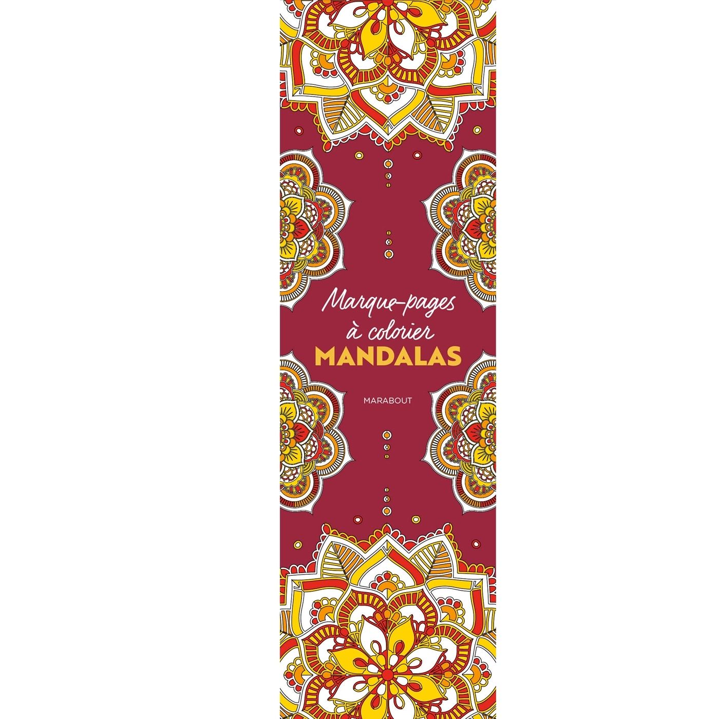 Marque-pages à colorier Mandalas. 40 marque-pages