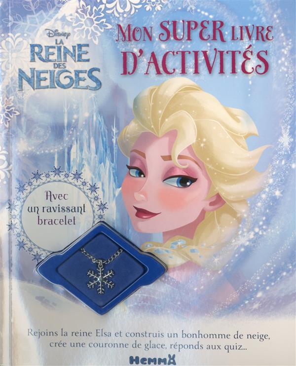 Mon super livre d'activités La reine des neiges