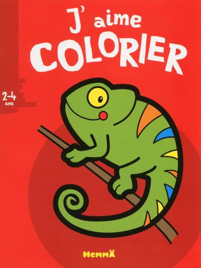 J'aime colorier caméléon