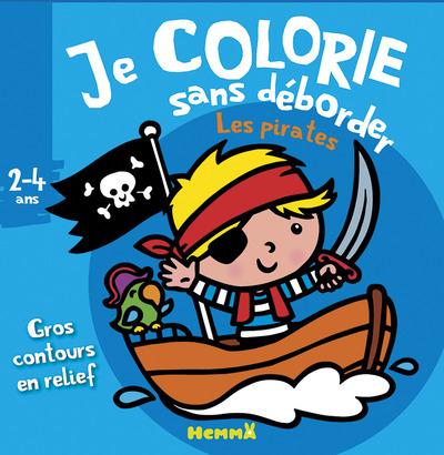 Je colorie sans déborder les pirates