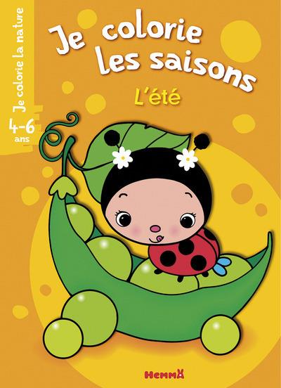 Je colorie les saisons. L'été