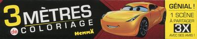 3 mètres de coloriage Cars 3