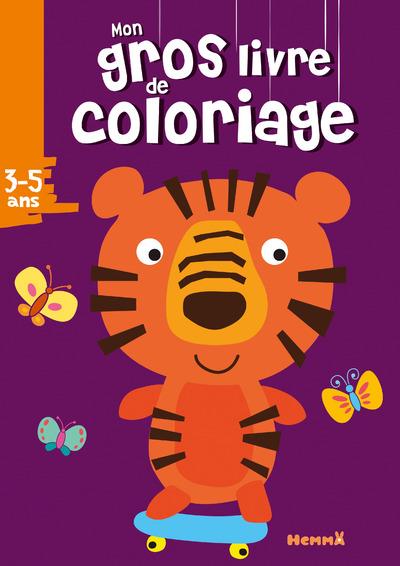 Mon gros livre de coloriage tigre