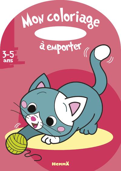 Mon coloriage à emporter. Chat