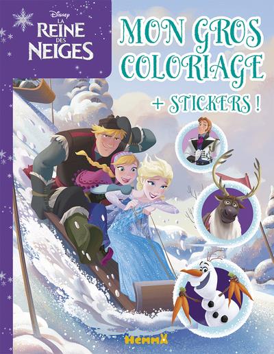Mon gros coloriage La Reine des Neiges stickers !