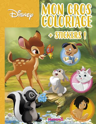 Mon gros coloriage Disney Bambi stickers !