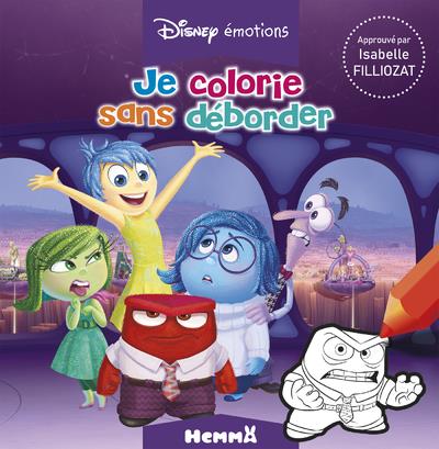 Je colorie sans déborder les émotions avec Disney Vice-versa