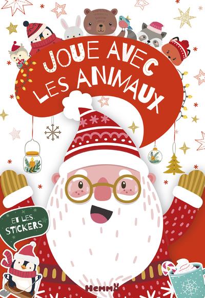 Joue avec les animaux. Et les stickers