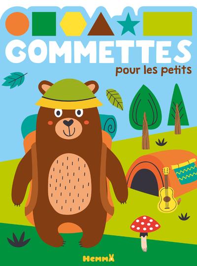 Gommettes pour les petits - Ours camping