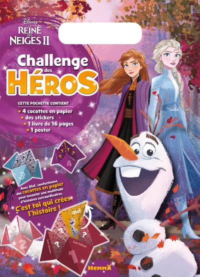 La Reine des Neiges 2. Avec 4 cocottes en papier, des stickers, 1 livre de 16 pages et 1 poster