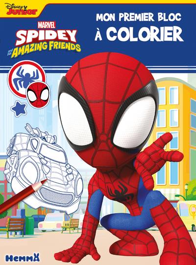 Mon premier bloc à colorier Spidey and his amazing friends