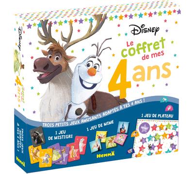 Le coffret de mes 4 ans Olaf et Sven. Avec 1 jeu de mistigri, 1 jeu de mime, 1 jeu de plateau