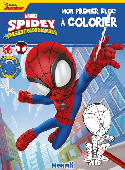 Mon premier bloc à colorier Spidey et ses amis extraordinaires - Spidey toile