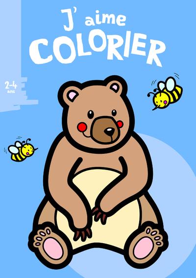 J'aime colorier ours brun