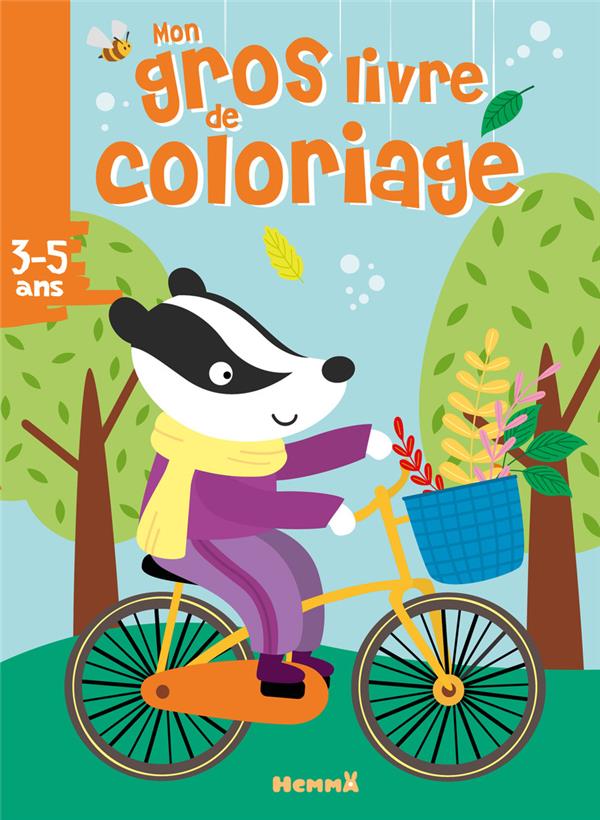 Mon gros livre de coloriage. Balade à vélo