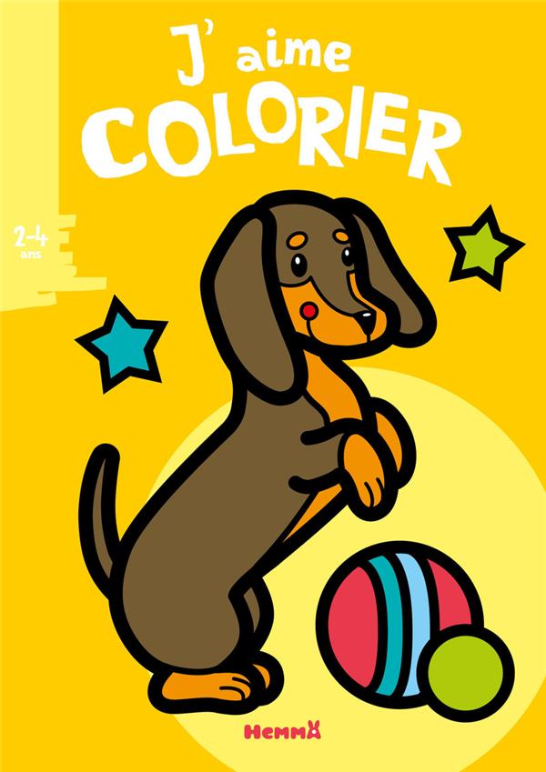J'aime colorier Chien