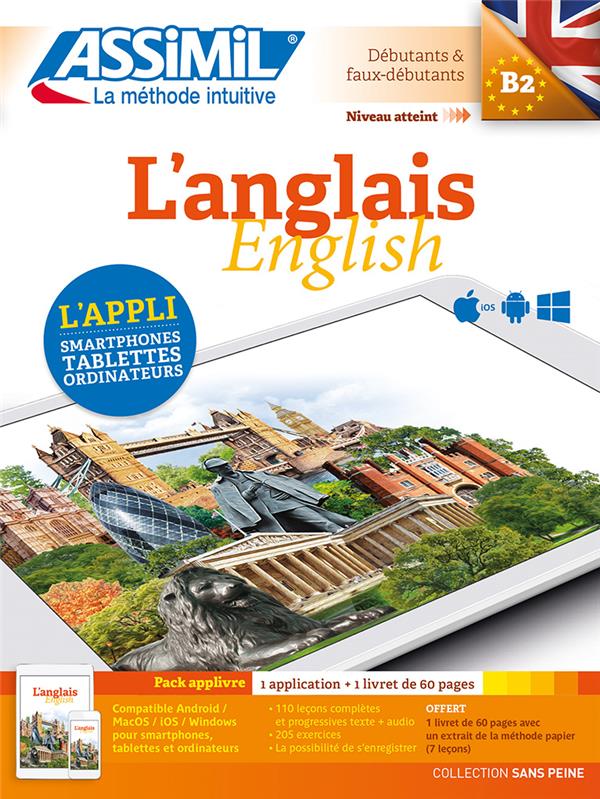 L'anglais B2. Pack applivre 1 application 1 livret de 60 pages