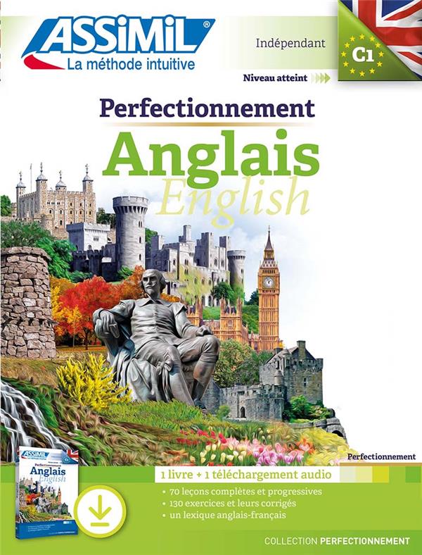 Pack Perfectionnement Anglais. 1 livre plus 1 téléchargement audio