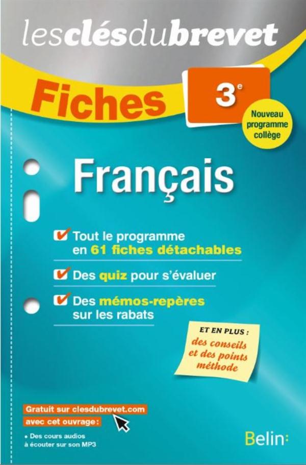 Français 3e. Fiches