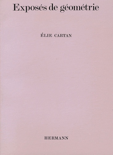 Exposés de géométrie. Les espaces métriques fondés sur la notion d'aires ; Les espaces de Finsler