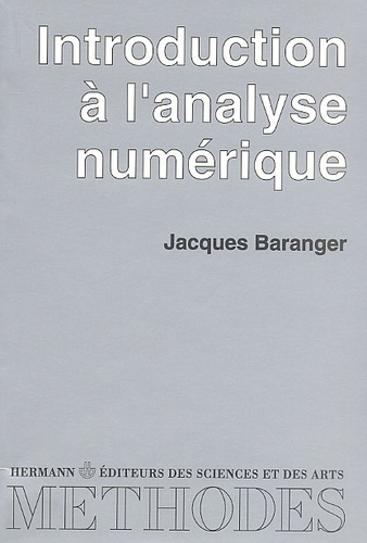 Introduction à l'analyse numérique