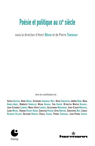 Poésie et politique au XXe siècle