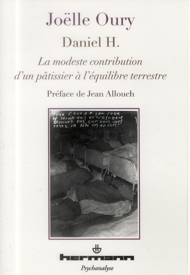 Daniel H. Contribution d'un modeste pâtissier à l'équilibre terrestre