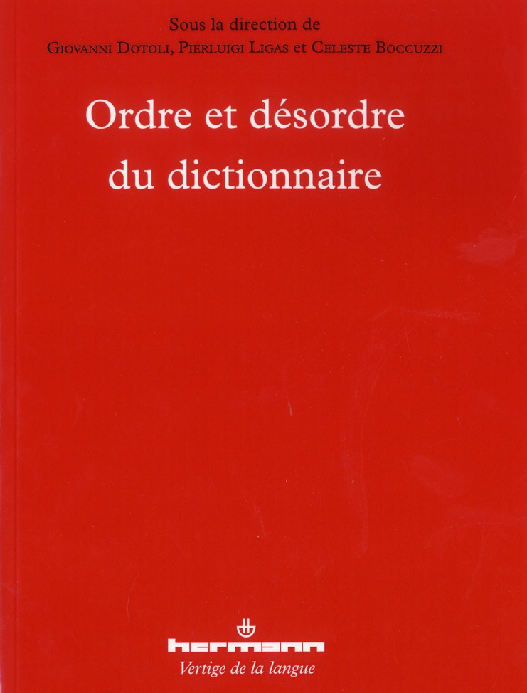 Ordre et désordre du dictionnaire