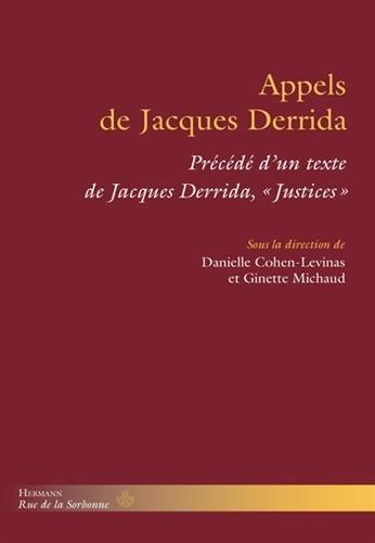 Appels de Jacques Derrida