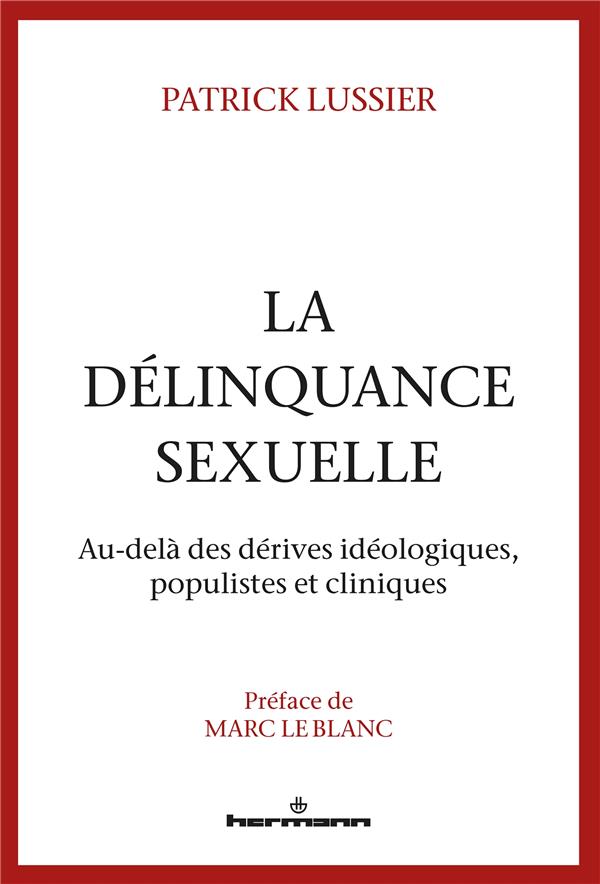 La délinquance sexuelle