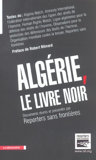 Algérie, le livre noir