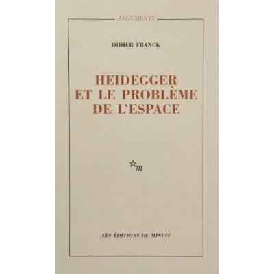 Heidegger et le problème de l'espace