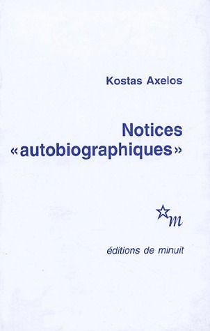 Notices "autobiographiques"