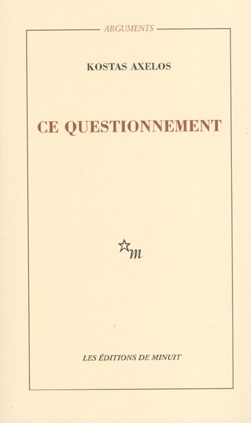 Ce questionnement