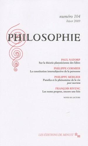 Philosophie N° 104