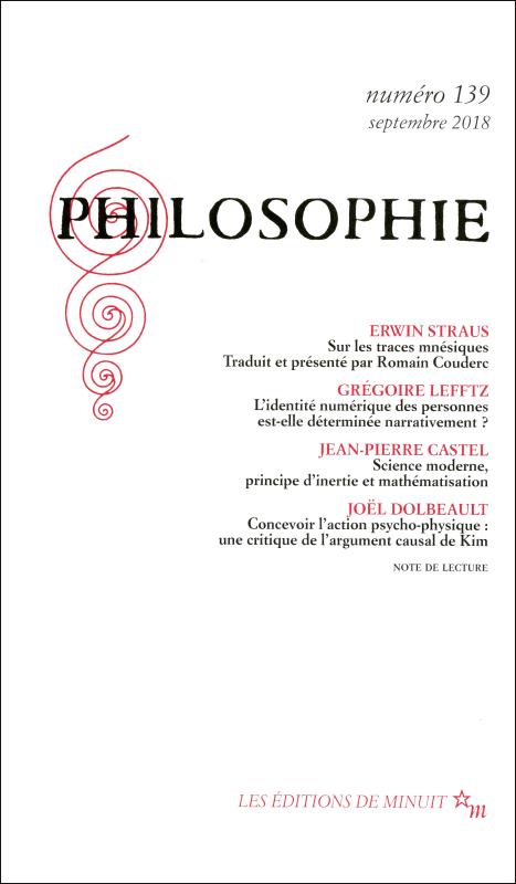 Philosophie N° 139, septembre 2018