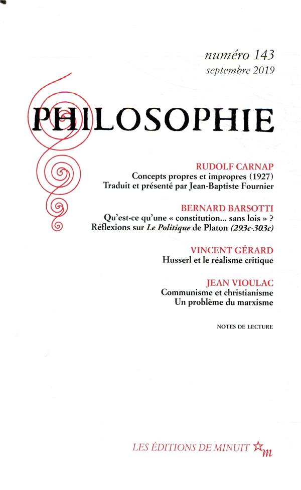 Philosophie N° 143, septembre 2019