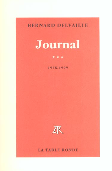 Journal. Tome 3, 1978-1999