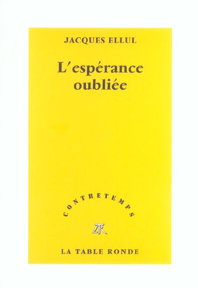 L'espérance oubliée