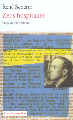 Zeus hospitalier. Eloge de l'hospitalité