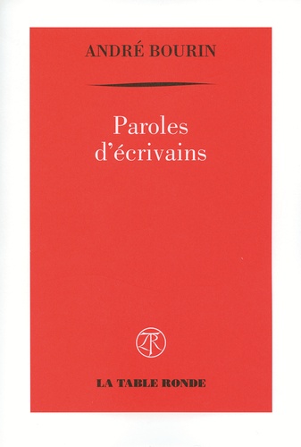 Paroles d'écrivains