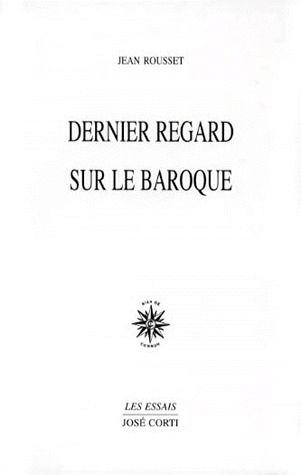 DERNIER REGARD SUR LE BAROQUE
