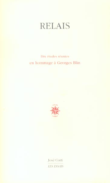 Dix études réunies en hommage à Georges Blin