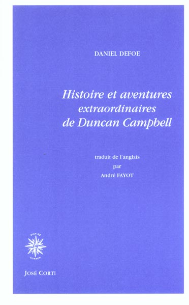 Histoire et aventures de Duncan Campbell