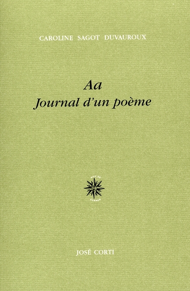 Aa. Journal d'un poème