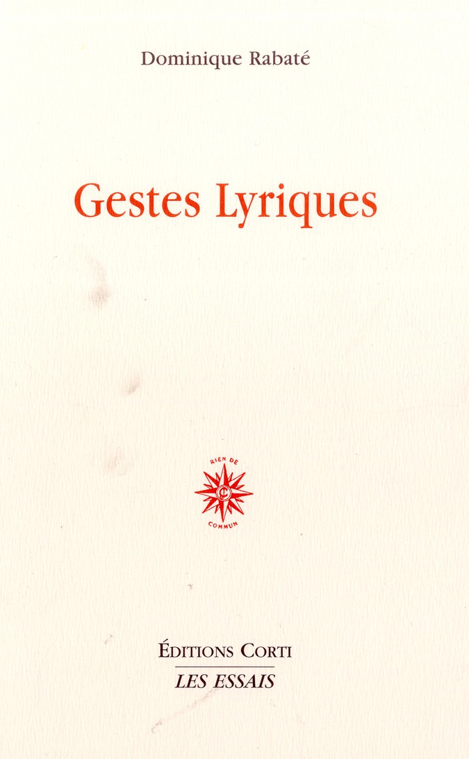 Gestes lyriques