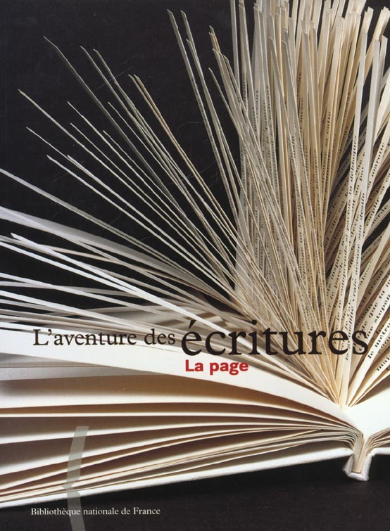 L'AVENTURE DES ECRITURES. La page